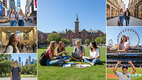 紐約人氣語言學校夏日探索半自助遊學